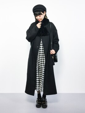 「RACAL（ラカル）のアイテム」を使った、ambiさん（レディース・160cm）の冬コーディネート
