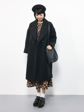 「Two Faces（トゥーフェイシーズ）のアイテム（ジャケット/アウター）」を使った、ambiさん（レディース・160cm）の冬コーディネート