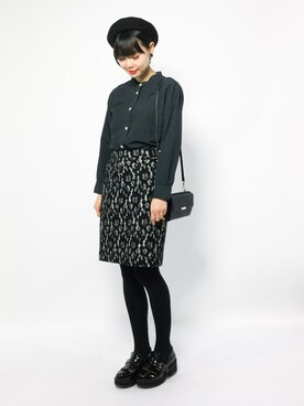 「LuuNa（ルーナ）のアイテム」を使った、ambiさん（レディース・160cm）の冬コーディネート