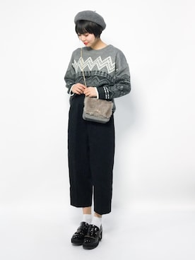 ambiさん（レディース・160cm）の冬コーディネート