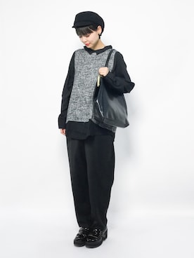 「RACAL（ラカル）のアイテム」を使った、ambiさん（レディース・160cm）の冬コーディネート