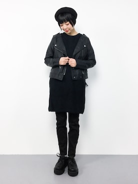 ambiさん（レディース・160cm）の冬コーディネート