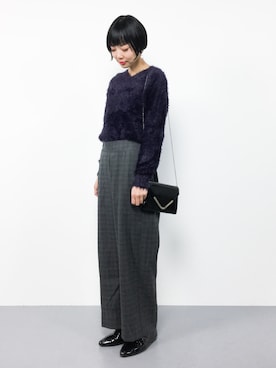 「panasea（パナシア）のアイテム」を使った、ambiさん（レディース・160cm）の冬コーディネート