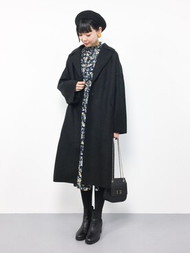 「SY3（エスワイスリー）のアイテム（ジャケット/アウター）」を使った、ambiさん（レディース・160cm）の冬コーディネート