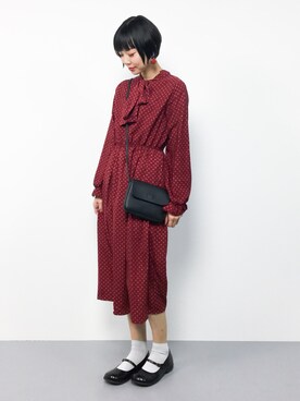 「TONE SELECT GOODS（トーンセレクトグッズ）のアイテム」を使った、ambiさん（レディース・160cm）の冬コーディネート