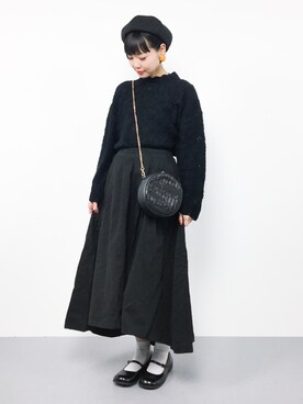 「Luz Llena（ラズレナ）のアイテム」を使った、ambiさん（レディース・160cm）の冬コーディネート