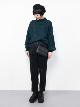 「TONE SELECT GOODS（トーンセレクトグッズ）のアイテム」を使った、ambiさん（レディース・160cm）の冬コーディネート