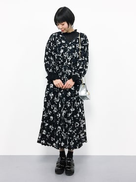 「classicalelf（クラシカルエルフ）のアイテム（バッグ）」を使った、ambiさん（レディース・160cm）の冬コーディネート