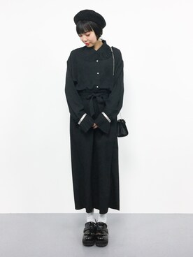 「Primazel（プリマゼル）のアイテム（パンツ）」を使った、ambiさん（レディース・160cm）の冬コーディネート