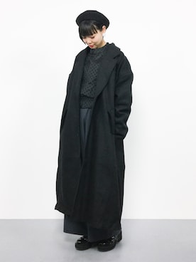「unrelaxing（アンリラクシング）のアイテム（ジャケット/アウター）」を使った、ambiさん（レディース・160cm）の冬コーディネート