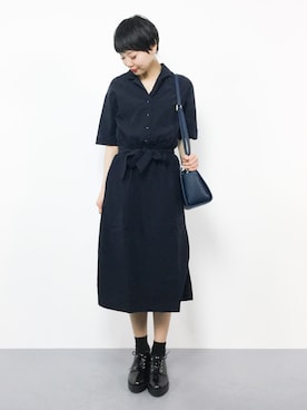 「haco!（ハコ）のアイテム（ワンピース/ドレス）」を使った、ambiさん（レディース・160cm）の春コーディネート