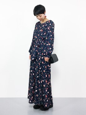 「Two Faces（トゥーフェイシーズ）のアイテム（ワンピース/ドレス）」を使った、ambiさん（レディース・160cm）の春コーディネート