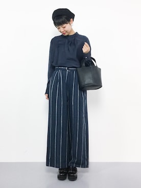 「titivate（ティティベイト）のアイテム（ハンドバッグ）」を使った、ambiさん（レディース・160cm）の春コーディネート