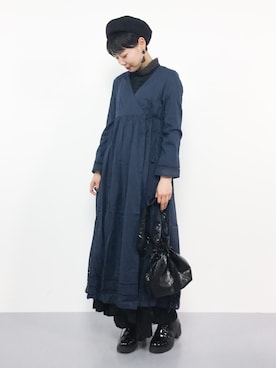 「NE QUITTEZ PAS!（ヌキテパ）のアイテム（ジャケット/アウター）」を使った、ambiさん（レディース・160cm）の春コーディネート