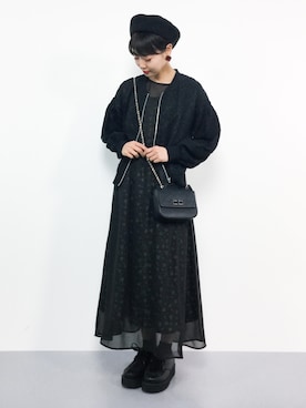 「KBF+」｜「アイテム（ブルゾン）」を使った、ambiさん（レディース・160cm）の春コーディネート