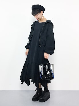 「apres jour（アプレジュール）のアイテム（ブルゾン）」を使った、ambiさん（レディース・160cm）の春コーディネート