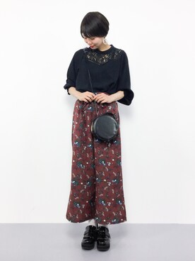 「classicalelf（クラシカルエルフ）のアイテム（バッグ）」を使った、ambiさん（レディース・160cm）の夏コーディネート