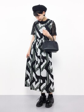 「SpRay（スプレイ）のアイテム（ワンピース/ドレス）」を使った、ambiさん（レディース・160cm）の夏コーディネート