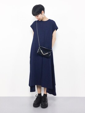 「haco!（ハコ）のアイテム（ワンピース/ドレス）」を使った、ambiさん（レディース・160cm）の夏コーディネート