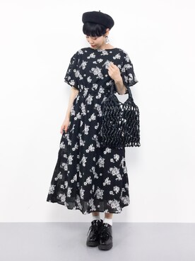 「STRAWBERRY-FIELDS（ストロベリーフィールズ）のアイテム（バッグ）」を使った、ambiさん（レディース・160cm）の夏コーディネート