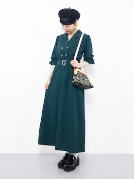 「PAR ICI（パーリッシィ）のアイテム（バッグ）」を使った、ambiさん（レディース・160cm）の夏コーディネート