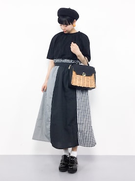 「UNBILLION（アンビリオン）のアイテム」を使った、ambiさん（レディース・160cm）の夏コーディネート