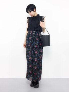 「frames RAY CASSIN（フレームスレイカズン）のアイテム（パンツ）」を使った、ambiさん（レディース・160cm）の夏コーディネート