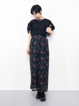 「frames RAY CASSIN（フレームスレイカズン）のアイテム（パンツ）」を使った、ambiさん（レディース・160cm）の夏コーディネート