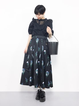 「merlot plus（メルロープリュス）のアイテム」を使った、ambiさん（レディース・160cm）の夏コーディネート