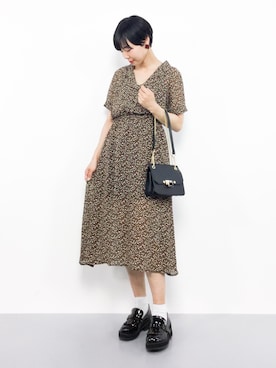 「classicalelf（クラシカルエルフ）のアイテム（バッグ）」を使った、ambiさん（レディース・160cm）の夏コーディネート