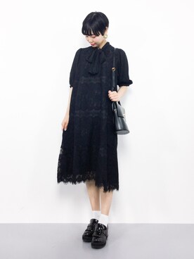 「merlot plus（メルロープリュス）のアイテム」を使った、ambiさん（レディース・160cm）の夏コーディネート