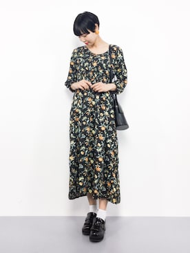 「merlot plus（メルロープリュス）のアイテム」を使った、ambiさん（レディース・160cm）の夏コーディネート