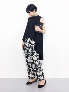 【限定販売】 FREE'S MARTのアイテムを使った「花柄パンツ」の人気 パンツ