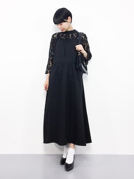 「merlot plus（メルロープリュス）のアイテム」を使った、ambiさん（レディース・160cm）の夏コーディネート