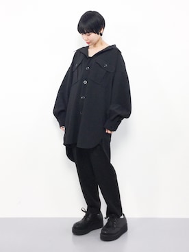 「JEANASIS（ジーナシス）のアイテム（シャツワンピース）」を使った、ambiさん（レディース・160cm）の夏コーディネート