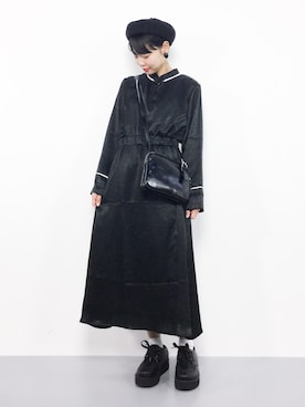 「merlot plus（メルロープリュス）のアイテム」を使った、ambiさん（レディース・160cm）の夏コーディネート