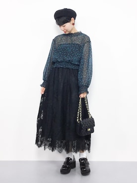 「w closet（ダブルクローゼット）のアイテム」を使った、ambiさん（レディース・160cm）の夏コーディネート