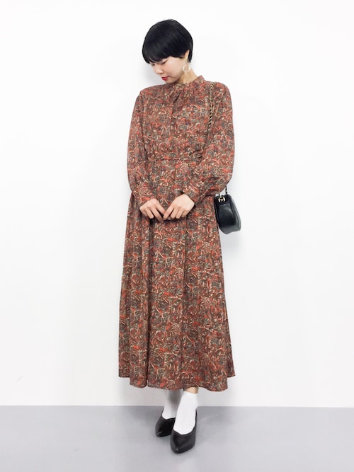 Ambi Zozotown Green Label Relaxingのワンピースを使ったコーディネート Wear