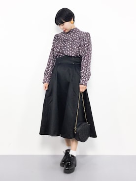 「merlot plus（メルロープリュス）のアイテム」を使った、ambiさん（レディース・160cm）の夏コーディネート