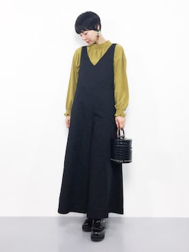 「UR SELECT（ユーアールセレクト）の【2way】スタッズポーチポシェット（ショルダーバッグ）」を使った、ambiさん（レディース・160cm）の夏コーディネート