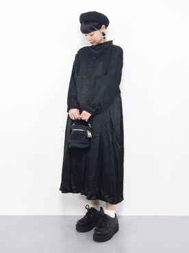 「merlot plus（メルロープリュス）のアイテム」を使った、ambiさん（レディース・160cm）の秋コーディネート