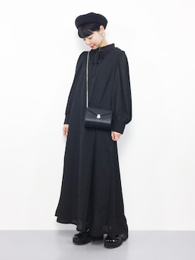 「merlot plus（メルロープリュス）のアイテム」を使った、ambiさん（レディース・160cm）の秋コーディネート