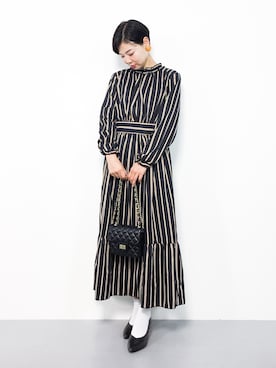 「haco!（ハコ）のアイテム（ワンピース/ドレス）」を使った、ambiさん（レディース・160cm）の秋コーディネート