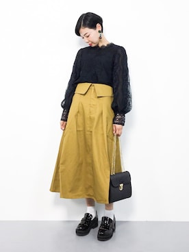 「PLAIN CLOTHING（プレーンクロージング）のアイテム」を使った、ambiさん（レディース・160cm）の秋コーディネート