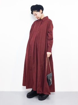 「PLAIN CLOTHING（プレーンクロージング）のアイテム」を使った、ambiさん（レディース・160cm）の秋コーディネート