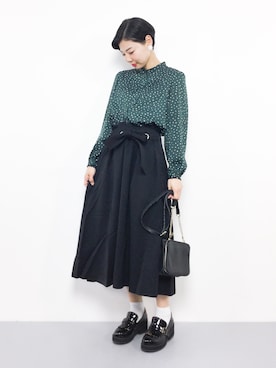 「Te chichi（テチチ）のアイテム」を使った、ambiさん（レディース・160cm）の秋コーディネート