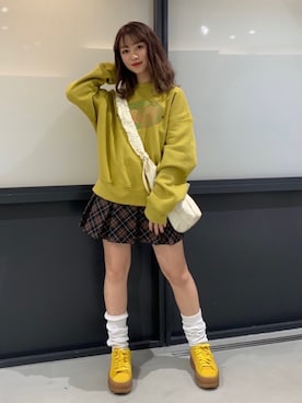 「nastyfancyclub」｜Emiriさん（レディース・153cm）の冬コーディネート