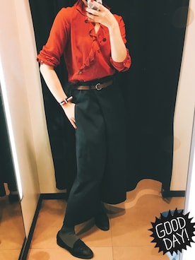 🥘Achernarx🦉さん（レディース・161cm）の春コーディネート