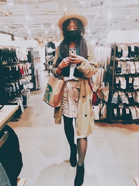 🥘Achernarx🦉さん（レディース・161cm）の春コーディネート