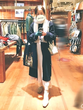 「LOEWE」｜「アイテム（その他アウター）」を使った、🥘Achernarx🦉さん（レディース・161cm）の冬コーディネート
